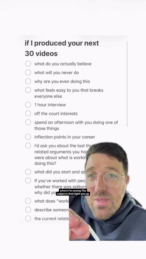 Energy interview frame